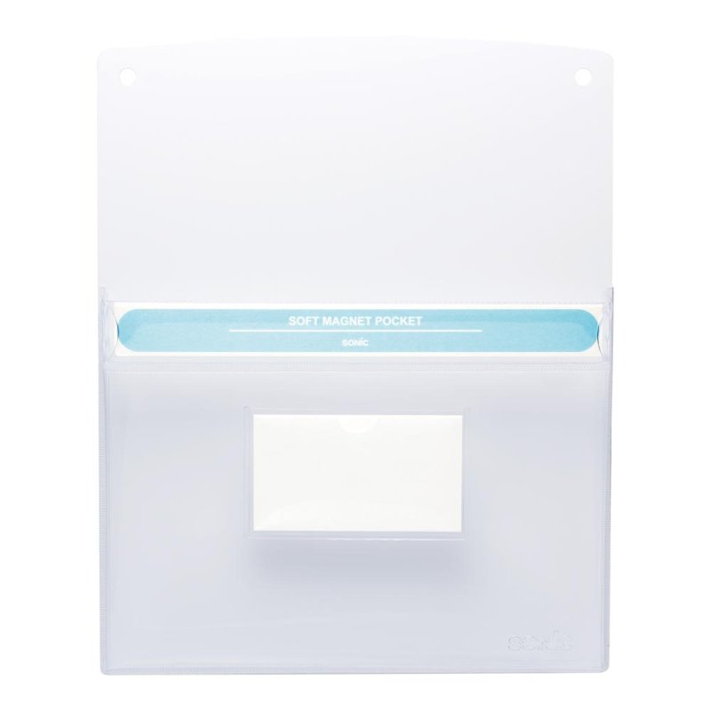 画像1: ソフトマグネットポケット　Ａ４　カードホルダー付 (1)