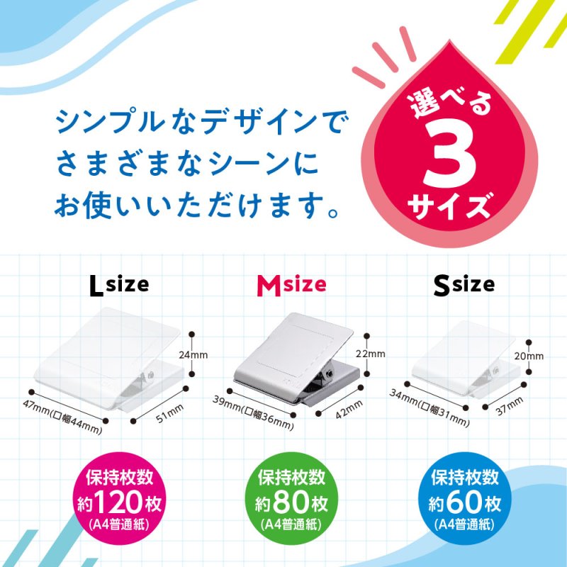 画像2: ステンレスマグネットクリップ　　Ｍ (2)