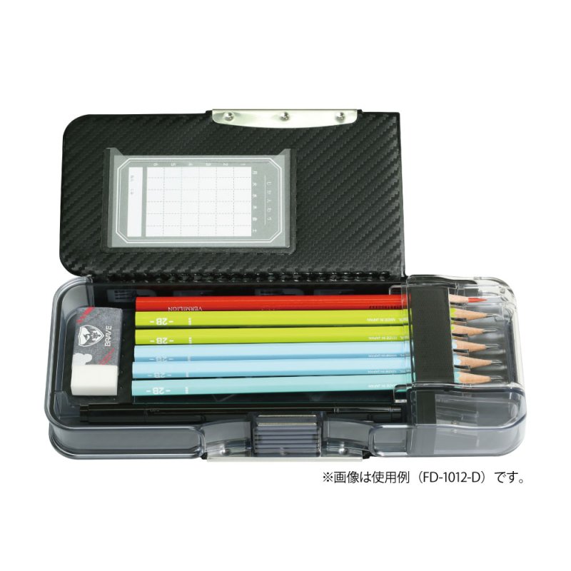 画像3: えんぴつチェック両面筆入　ドットタグ　うかサポ　ブレイブ (3)