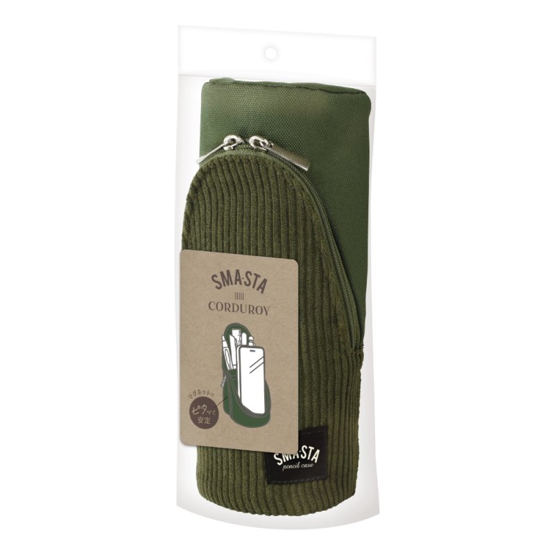 画像3: スマ・スタ　コーデュロイ　立つペンケース (3)