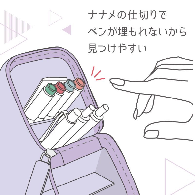 画像7: カクスタ ワイド 引き出し付 ポータブルペン立て (7)