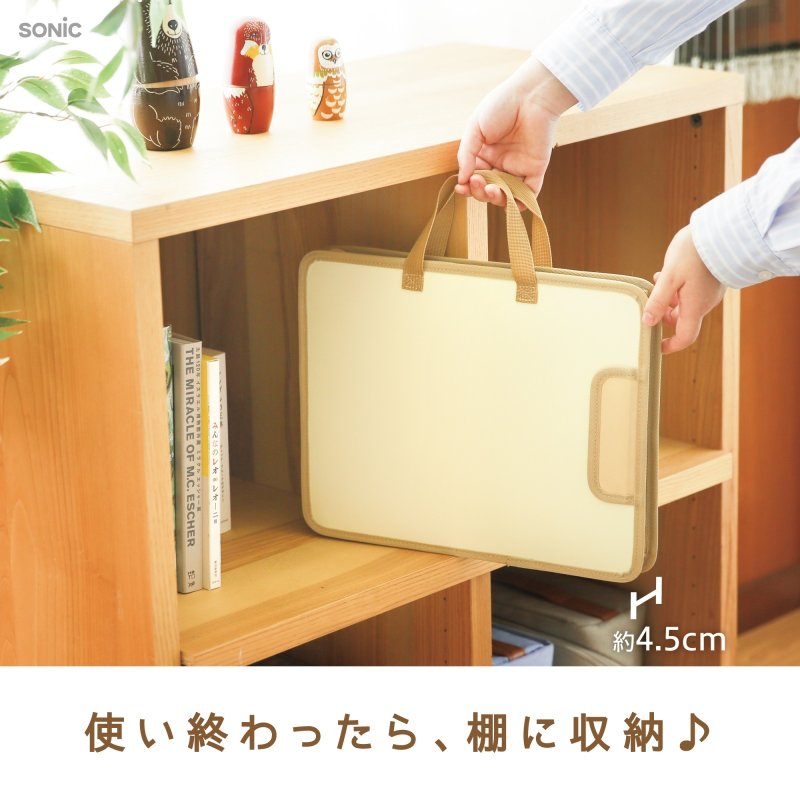 画像12: どこでもスタディバッグ　リビガク　ひざ上デスク＆パーティション (12)