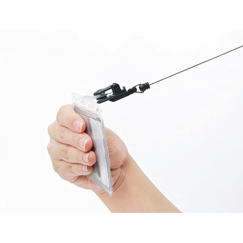 画像3: リール式吊下げ名札　２枚収納タイプ (3)