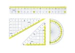 画像1: 楽しく学習　定規セット (1)