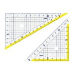 画像1: 楽しく学習　三角定規　１３ｃｍ (1)