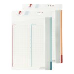 画像1: 貼るシラセファイル　Ｂ５ノート用　２枚入Ｂ５プリント対応１つ折り (1)