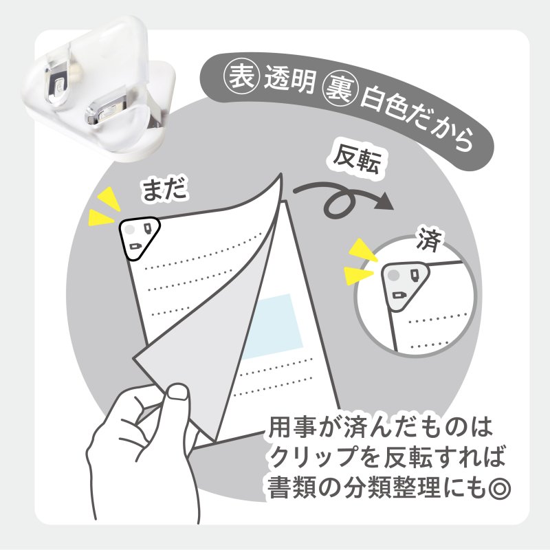 画像4: カドノクリップ　４個入　コーナーすっきりクリップ (4)