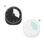 画像1: 時っ感タイマーＭＯＤＥＲＮ　６０分計　すっきり見やすいフレームレス (1)