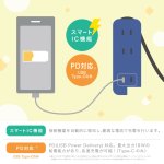 画像7: スリム ポータブルコンセント ポーチ付 USB-C ユートリムエル (7)